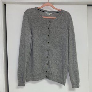 Boden 100% Cashmere Grey Cardigan, size XL